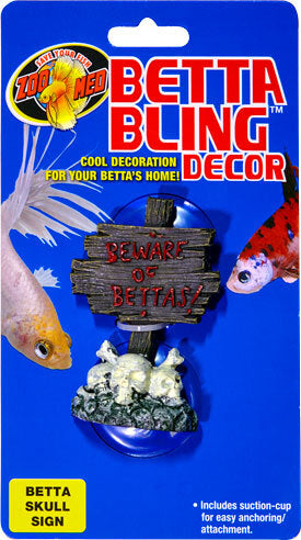 ZOOMED BETTA BLING DECOR - BETTA SKULL SIGN