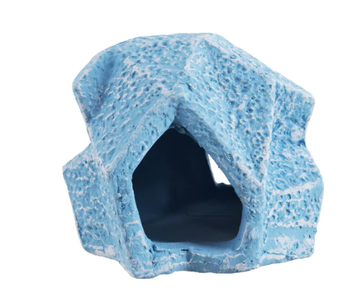 UNDERWATER TREASURES GEOMETRICAL ROCK - MEDIUM BLUE