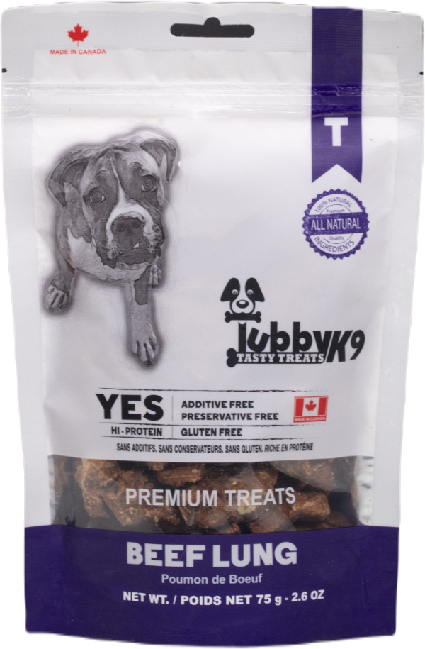 Tubby K9 Beef Lung 75g