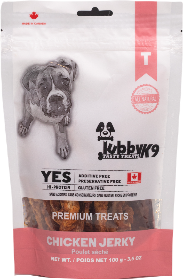 Tubby K9 Chicken Jerky 100g