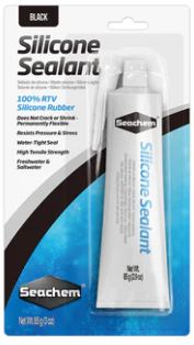Seachem Silicone Sealant 3oz Black