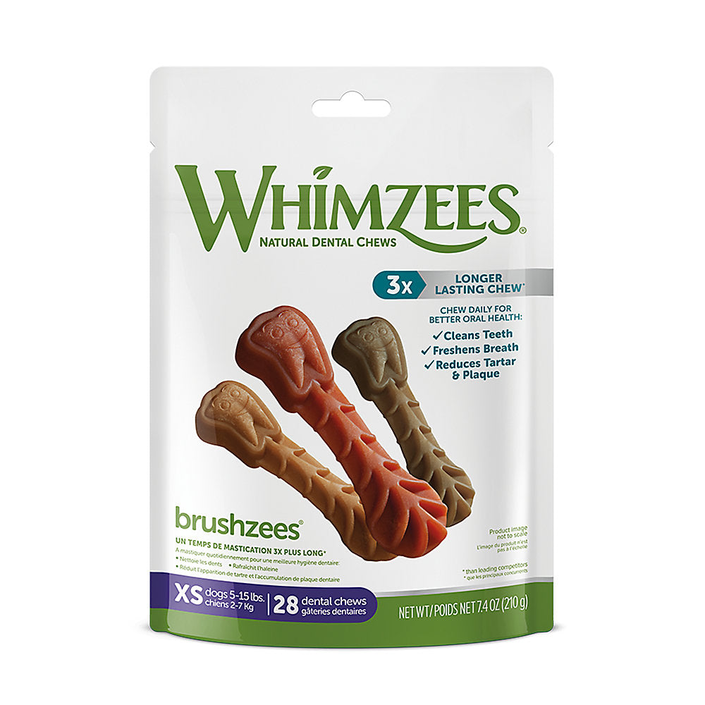 Whimzees Brushzees - X-Small 48pk