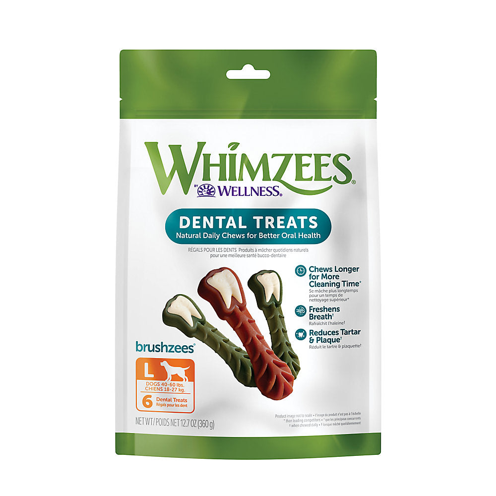 Whimzees Brushzees - Large 6pk