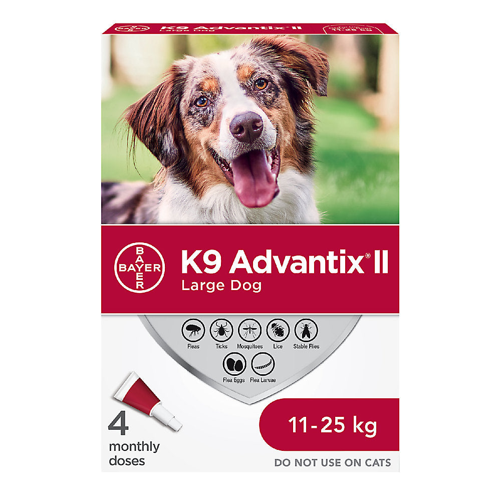 K9 Advantix II For Dogs 11kg-25kg - 4 Dose