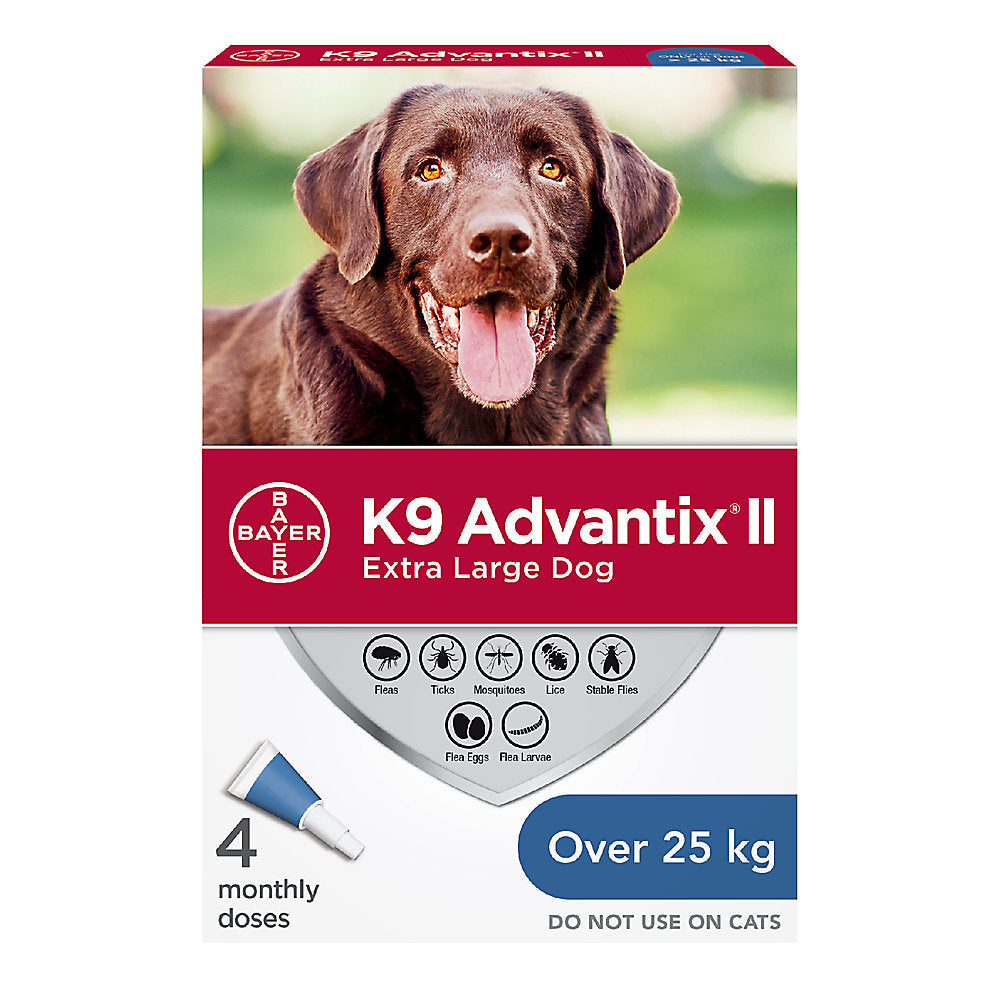 K9 Advantix II For Dogs Over 25kg - 4 Dose