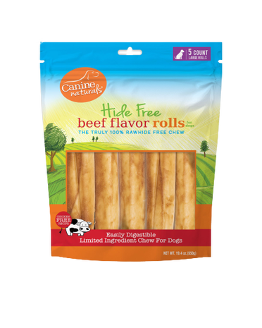 Canine Naturals Beef Sticks - 5" 10pk