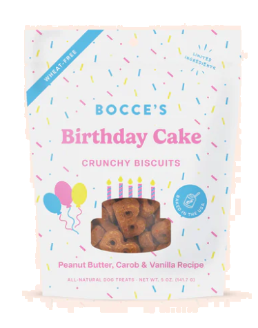 Bocce's Bakery Birthday Cake Dog Treats 5oz