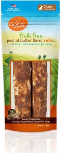 Canine Naturals Peanut Butter Rolls - 7" 2pk