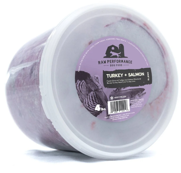 Raw Performance Turkey Salmon Blend 4lb