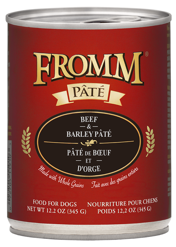 Fromm Pate Beef & Barley 12.2oz