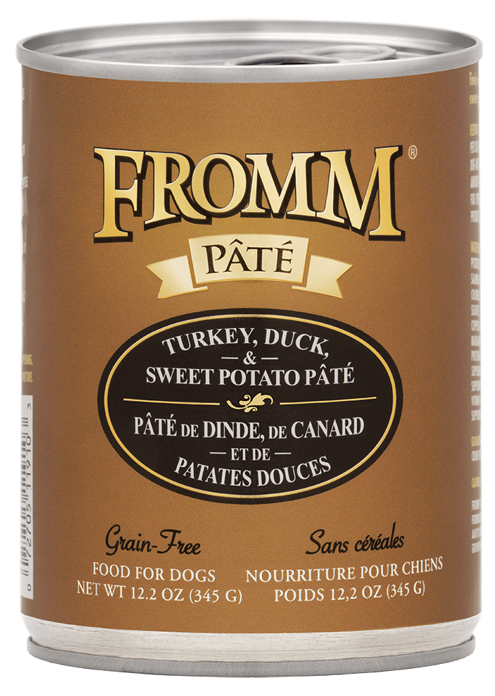 Fromm Pate Turkey Duck & Sweet Potato 12.2oz