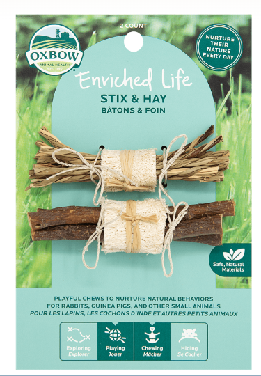 Oxbow Enriched Life Stix & Hay