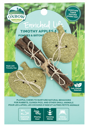 Oxbow Enriched Life Timothy Apples & Stix