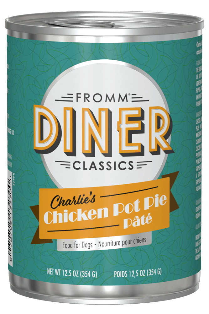 Fromm Diner Cans - Charlie's Chicken Pot Pie Pate 12.5oz