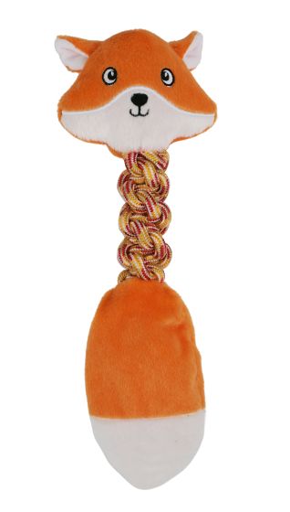 Bud'z Plush with a Rope - Red Fox