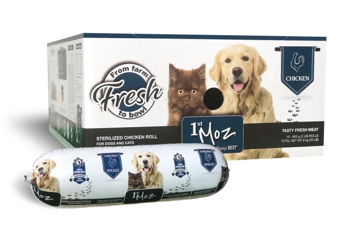 Moz Pet Fresh Meat Roll - Chicken 900g