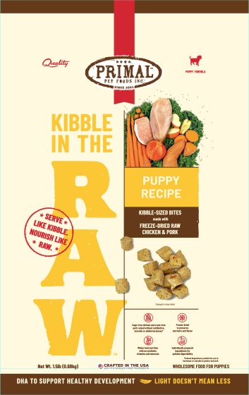 Primal Kibble in the Raw Puppy 1.5lb