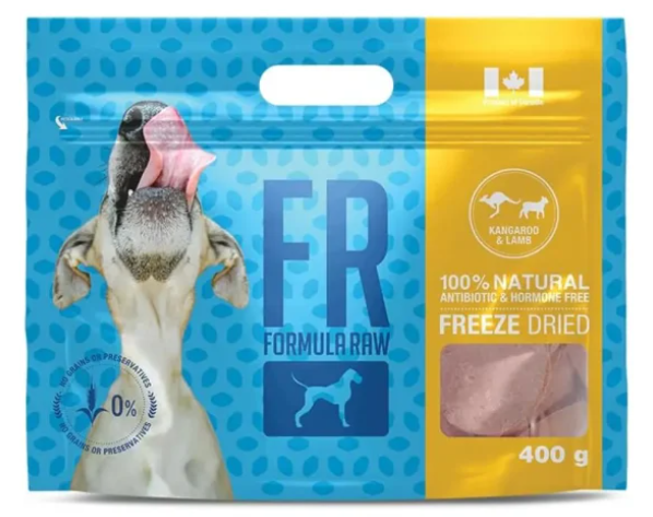 Formula Raw Freeze Dried Complete Kangaroo & Lamb 400g