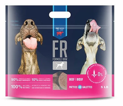 Formula Raw Dog Food Complete Beef 5lb