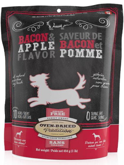 Oven Baked Tradition Grain-Free Bacon Apple Biscuit 1lb