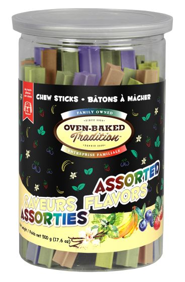 Oven Baked Tradition Assorted Chew Sticks 500g