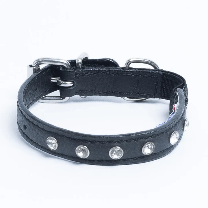 Angel Athens Cat Collar Black 12"