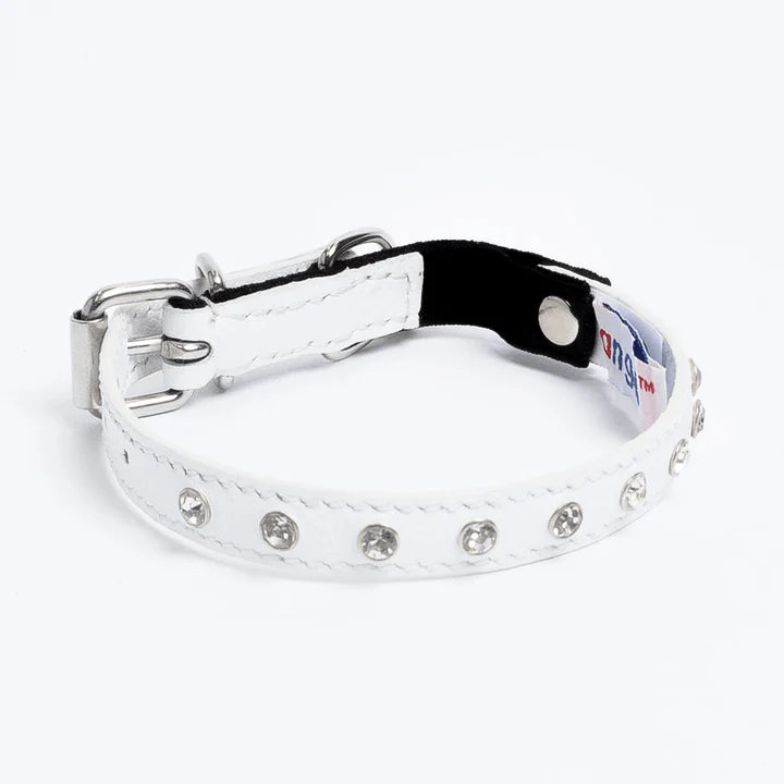 Angel Athens Cat Collar White 12"