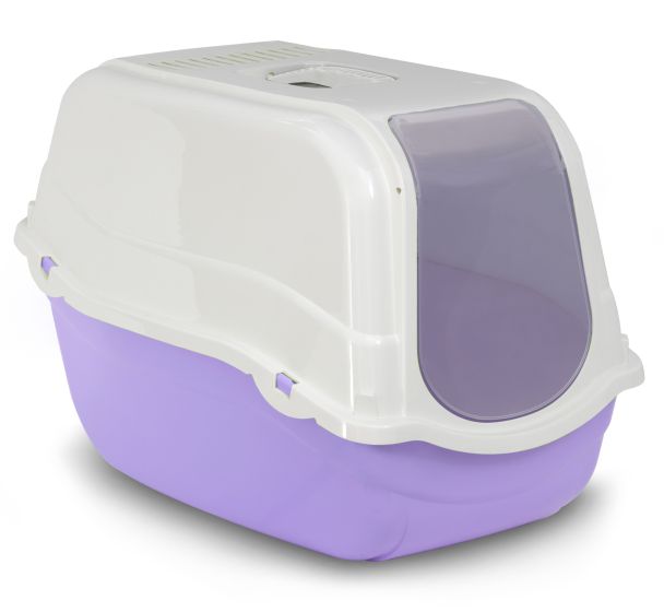 Bergamo Romeo Covered Litter Pan - Lilac