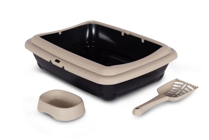 Bergamo Litter Pan Starter Kit - Mocacchino