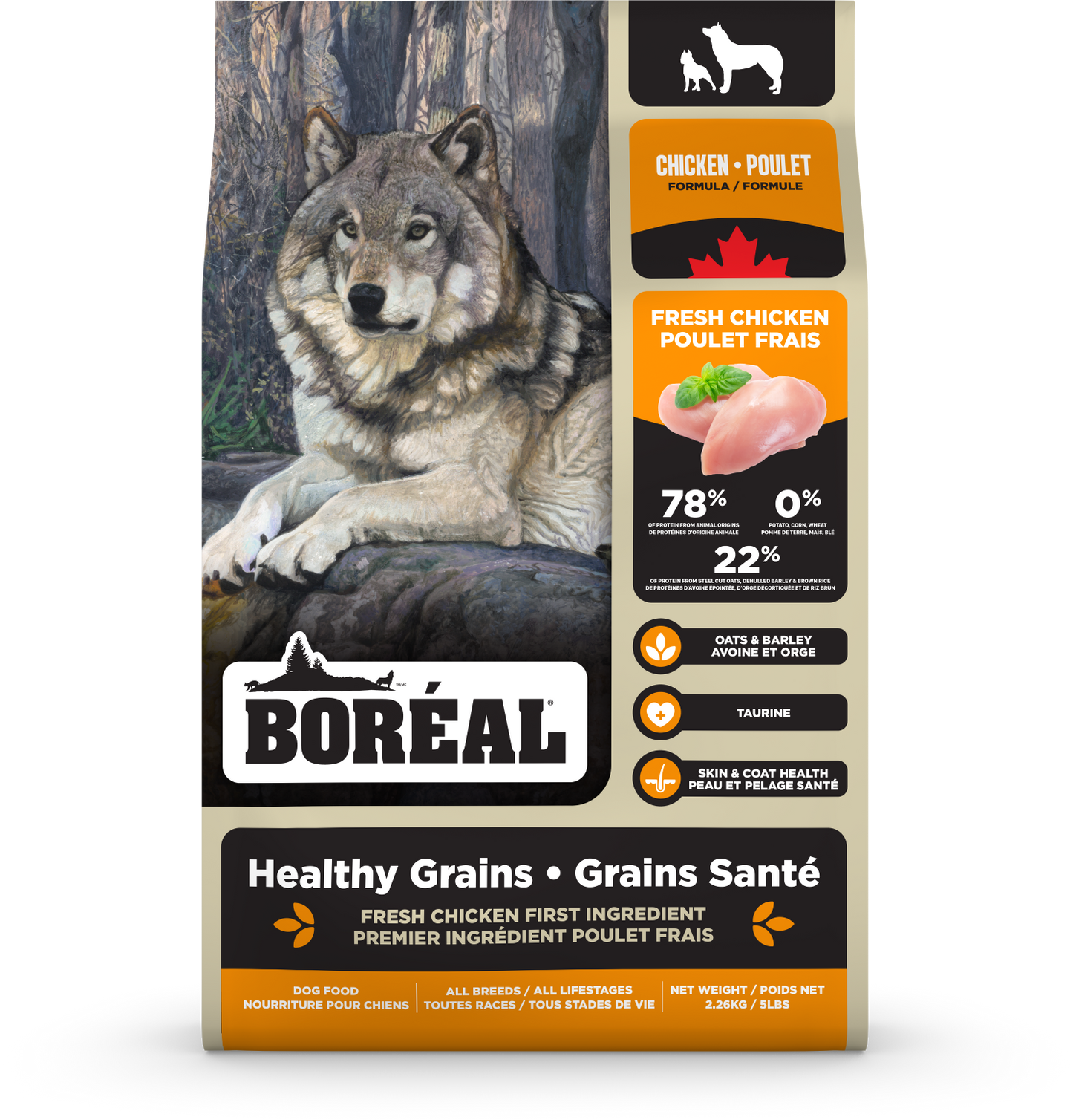 Boreal Healthy Grains Chicken 2.26kg (special order)