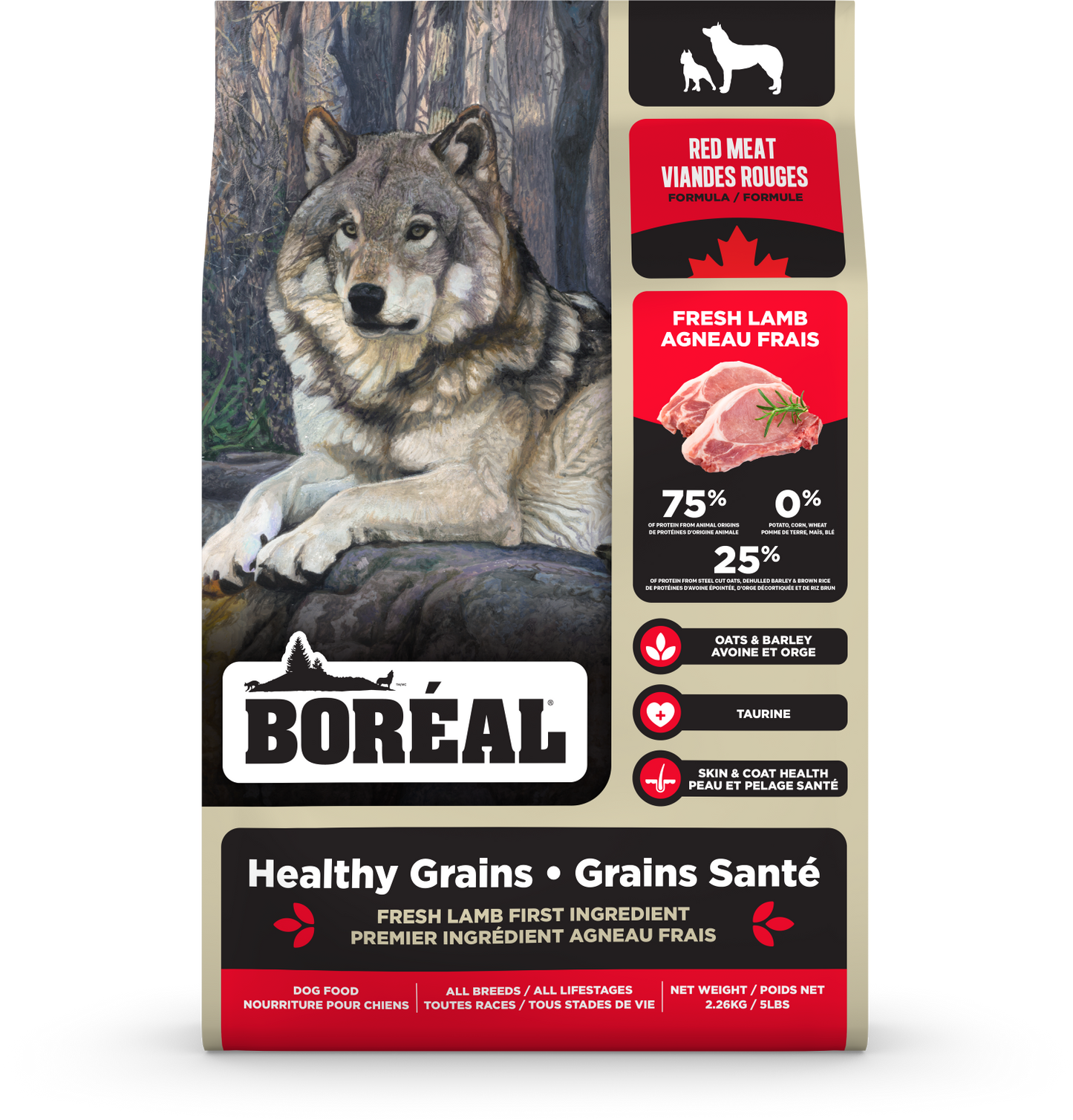 Boreal Healthy Grains Red Meat 2.26kg (special order)