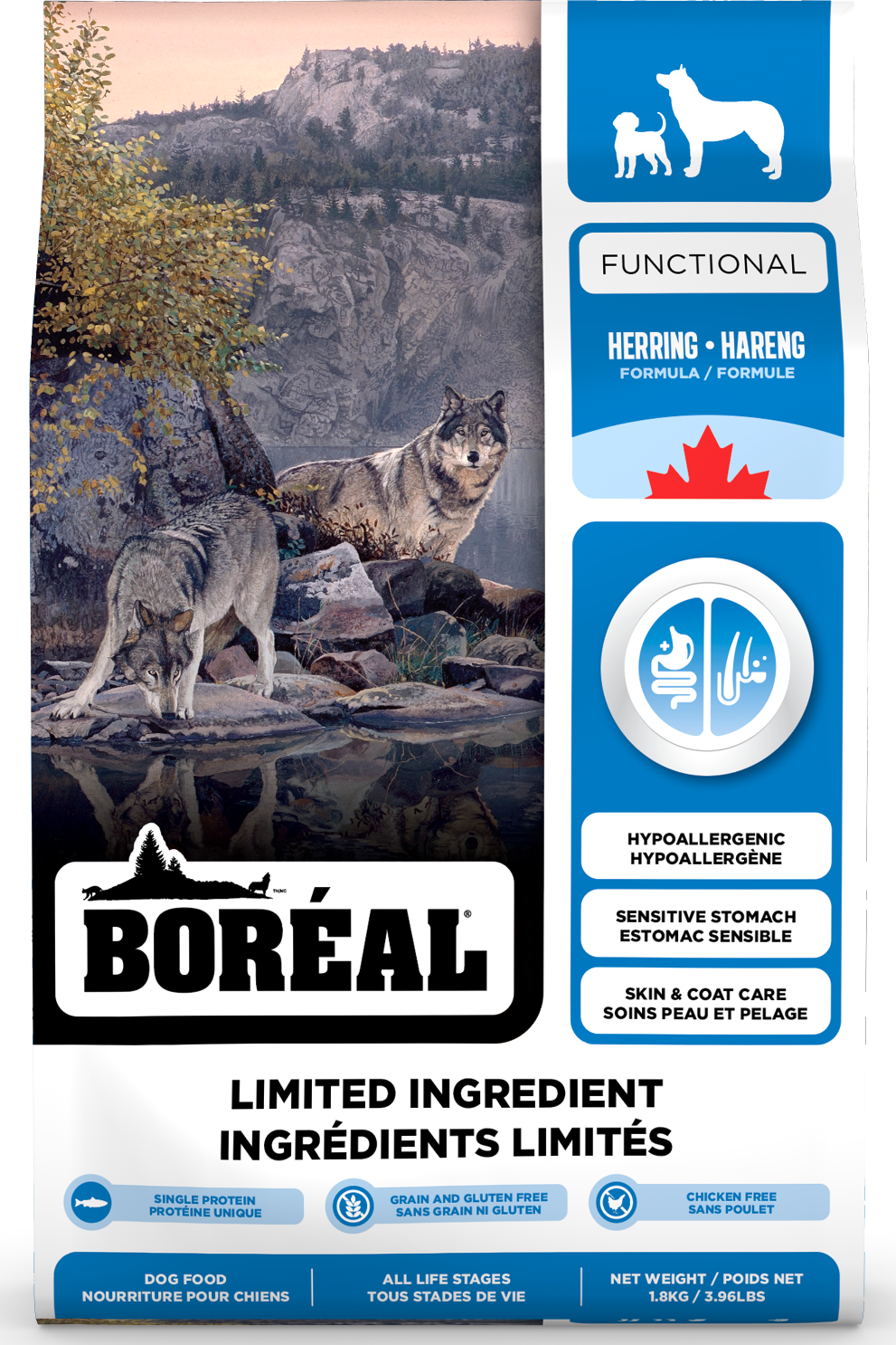 Boreal Functional LID Herring 1.8kg (special order)