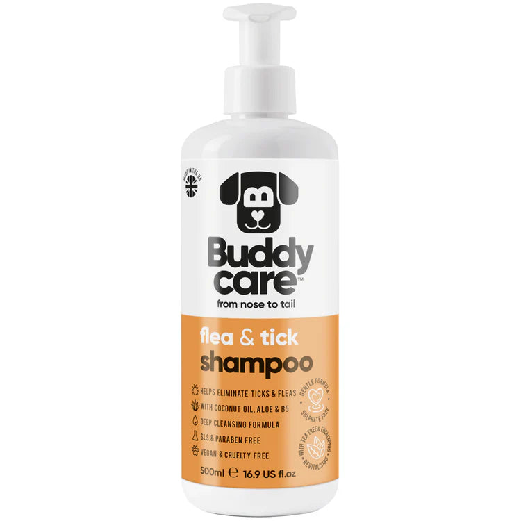 Buddycare Flea & Tick Shampoo 500 ml