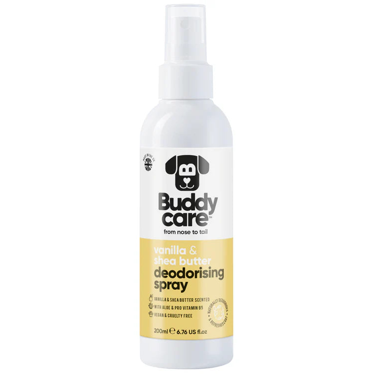 Buddycare Vanilla & Shea Butter Deodorising Spray 200 ml