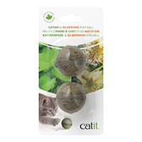 Catit Catnip & Silvervine Play Ball 2 Pack