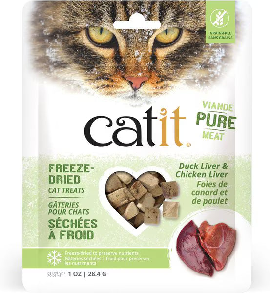 Catit Freeze Dried Cat Treat Chicken & Duck Liver 28.4g