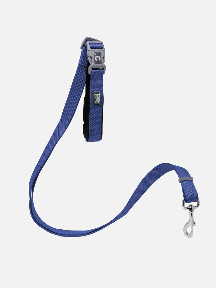 Cloe Cluzo 5 way Adjustable Dog Leash Blue