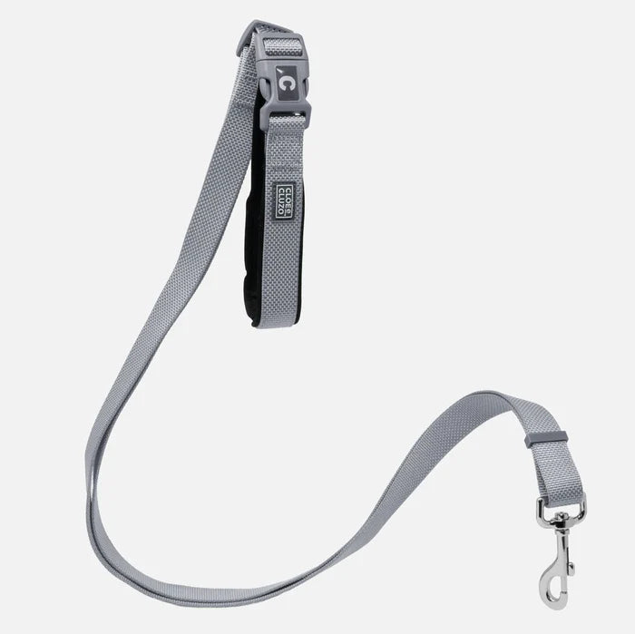 Cloe Cluzo 5 way Adjustable Dog Leash Grey