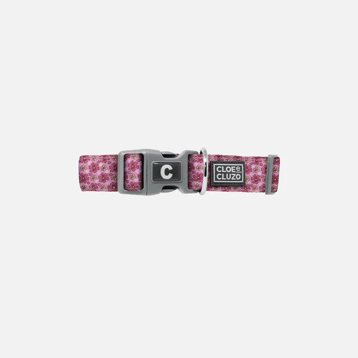 Cloe Cluzo Dog Collar Flowers Medium