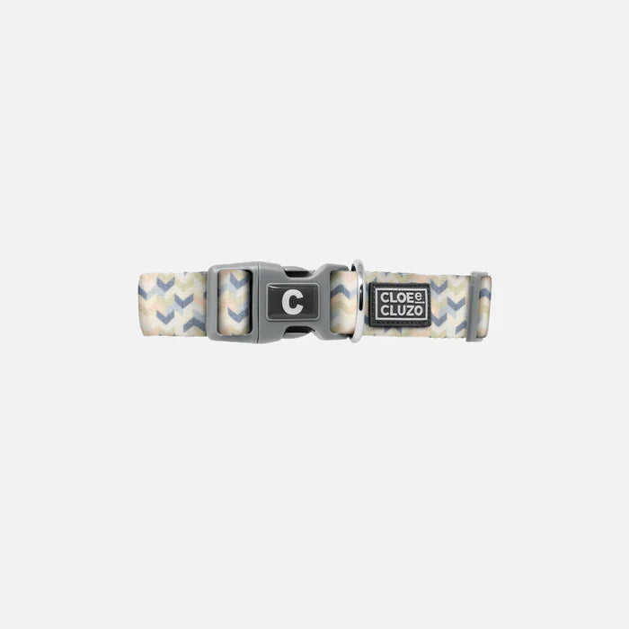 Cloe Cluzo Dog Collar Chevron Large