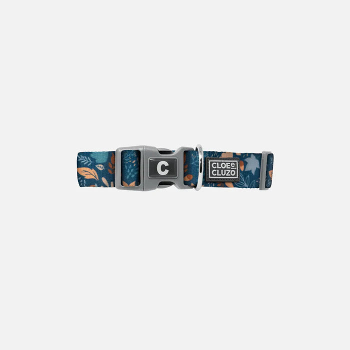 Cloe Cluzo Dog Collar Leaves Small