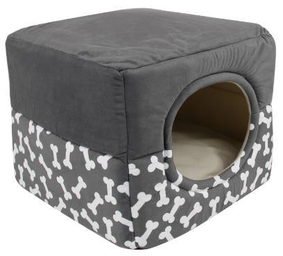 Cumfy Two-Way Bed 13" x 13" x 11" - Lemon Grey