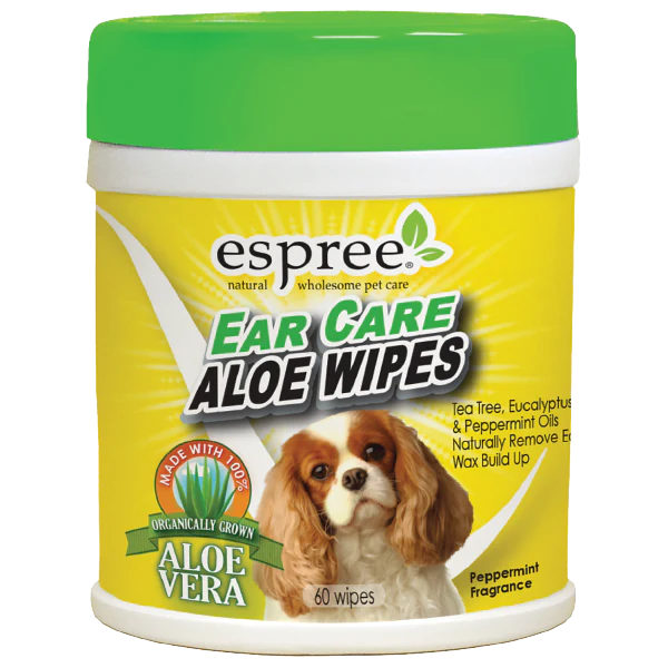 Espree Ear Care Aloe Wipes 60 count