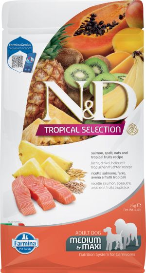 Farmina N&D Tropical Medium/Maxi - Salmon & Fruits 10kg
