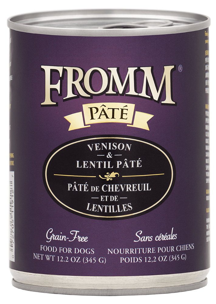 Fromm Venison & Lentil Pate 12.2oz