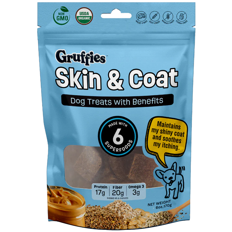 Gruffies Skin & Coat Dog Treat 170g