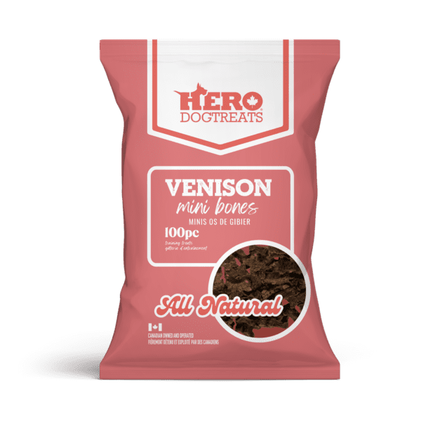 Hero Dog Treats - Dehydrated Venison Mini Bones
