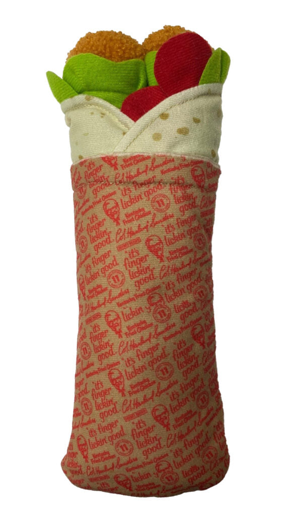 KFC Chicken Wrap Cat Toy