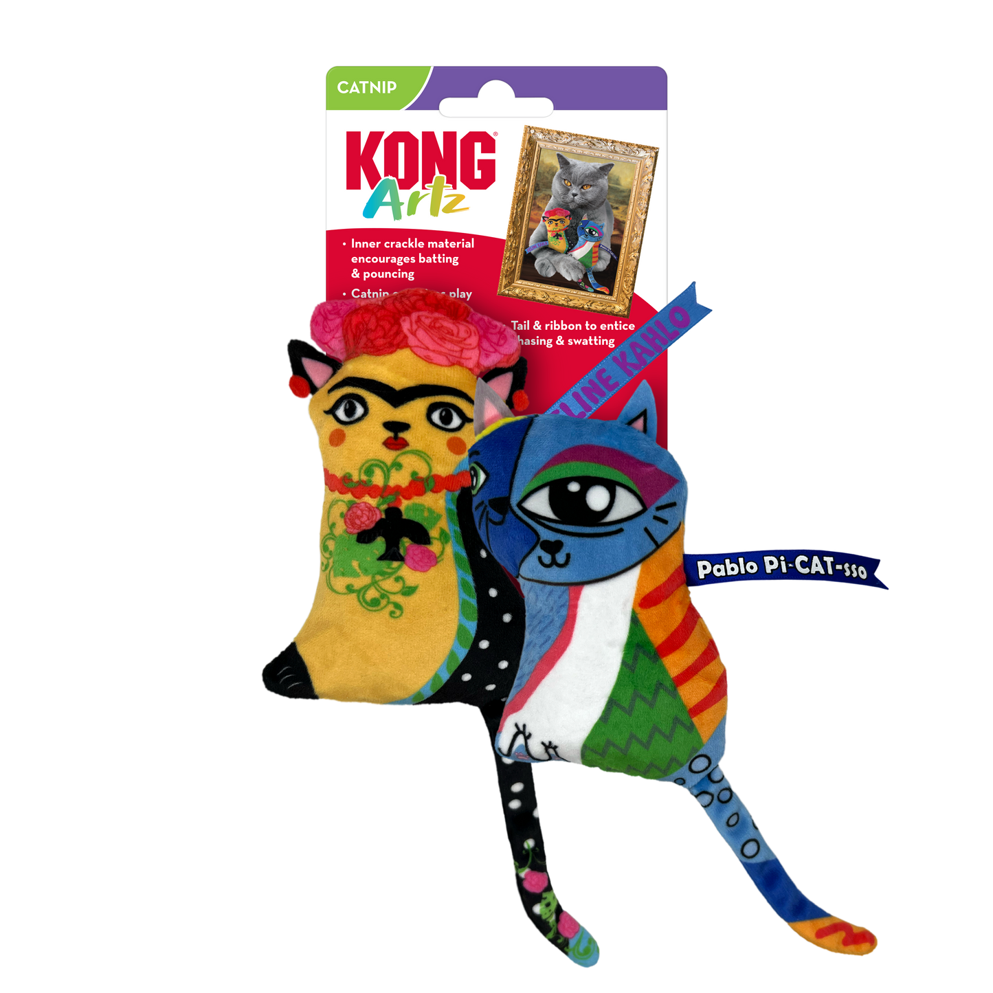 Kong For Cats - Artz Kahlo / Picasso 2 Pack