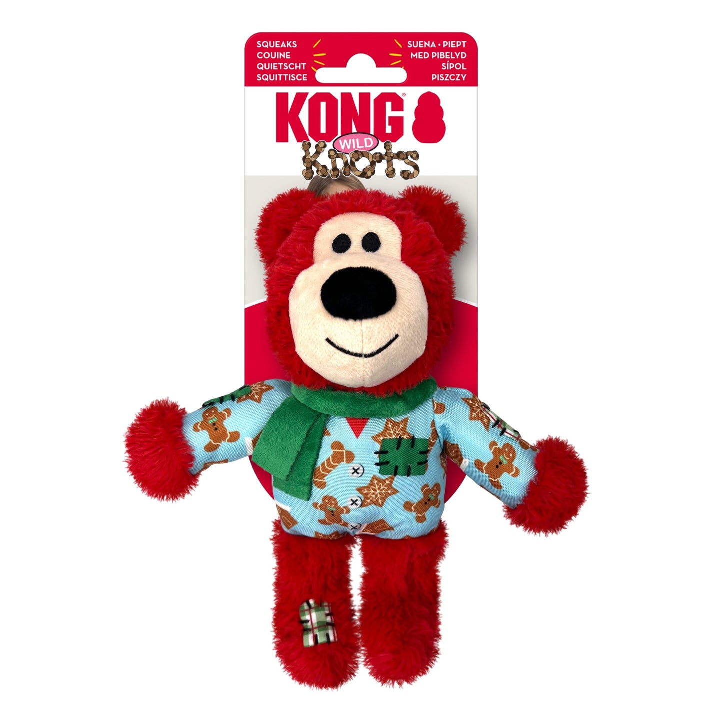 Kong Wild Knots Holiday Bear XL